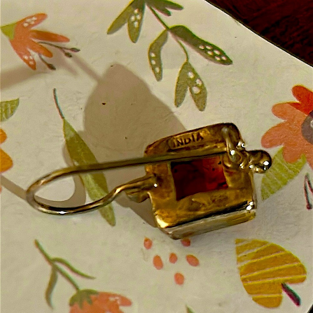 Silpada Amber and Silver Drop Earrings - Picture 11 of 12